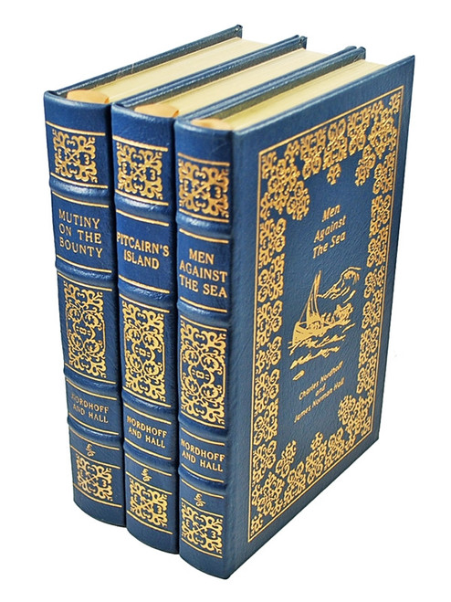 Easton Press, Charles Nordhoff, James Norman Hall "The Mutiny on the Bounty Trilogy" 3 Vol. Set